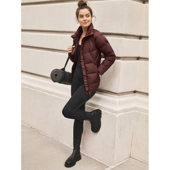 Athleta DELANCEY MOTO TIGHTS Black Leggings Med - Picture 2 of 9